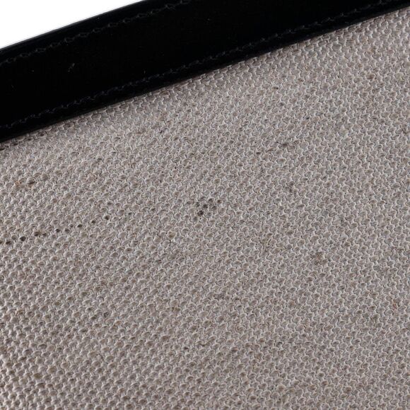 Saint Laurent Uptown Tote Canvas with Leather Small Black, Neutral - Picture 6 of 7